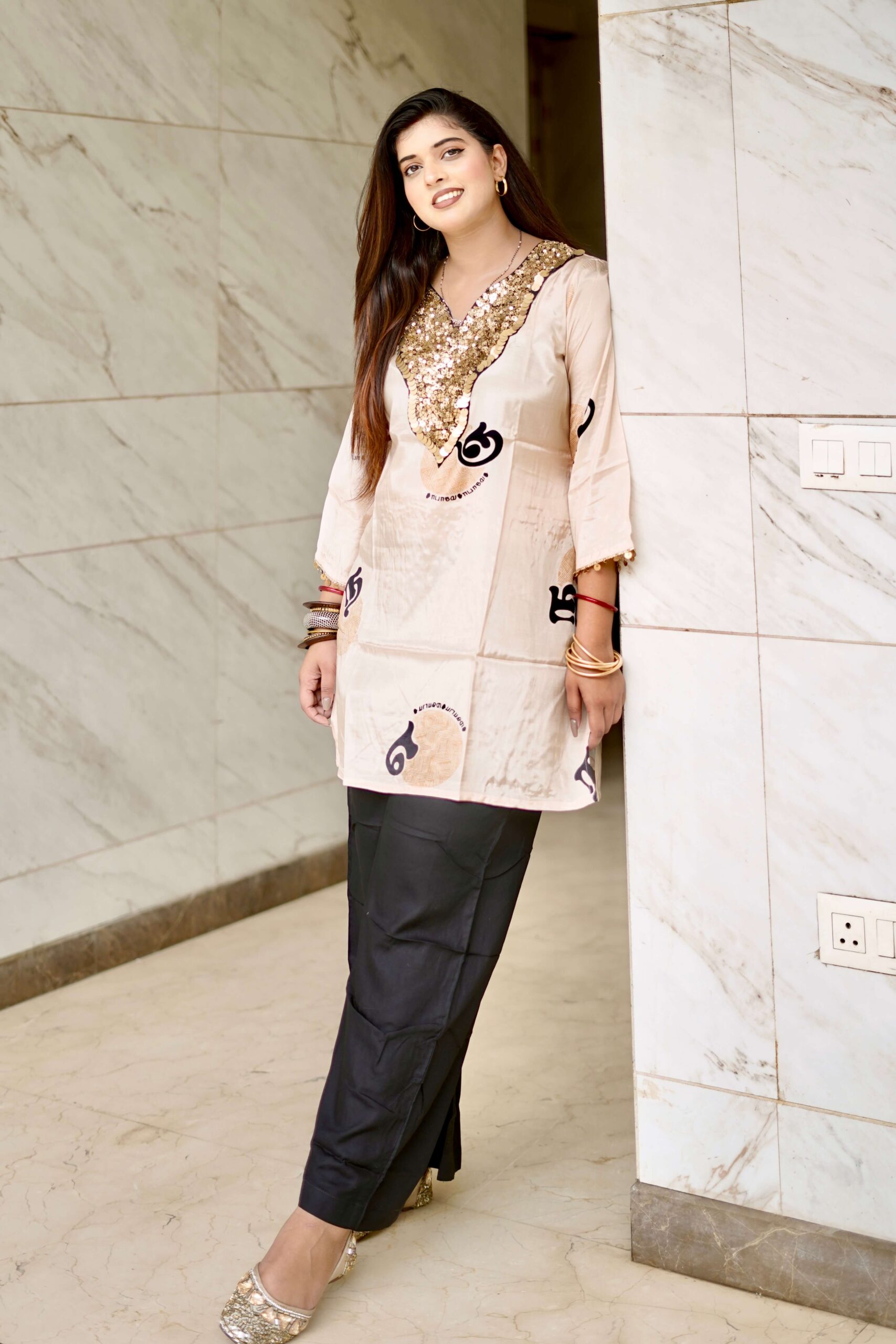 Signature Embellished Co-ord Set by Sarwadhya Couture - Image 2