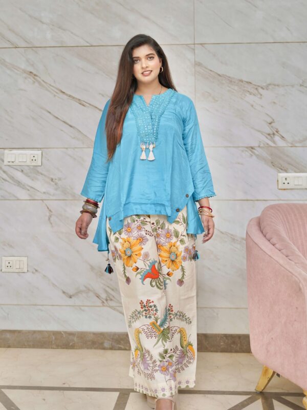 Botanical Breeze Co-ord Set by Sarwadhya Couture