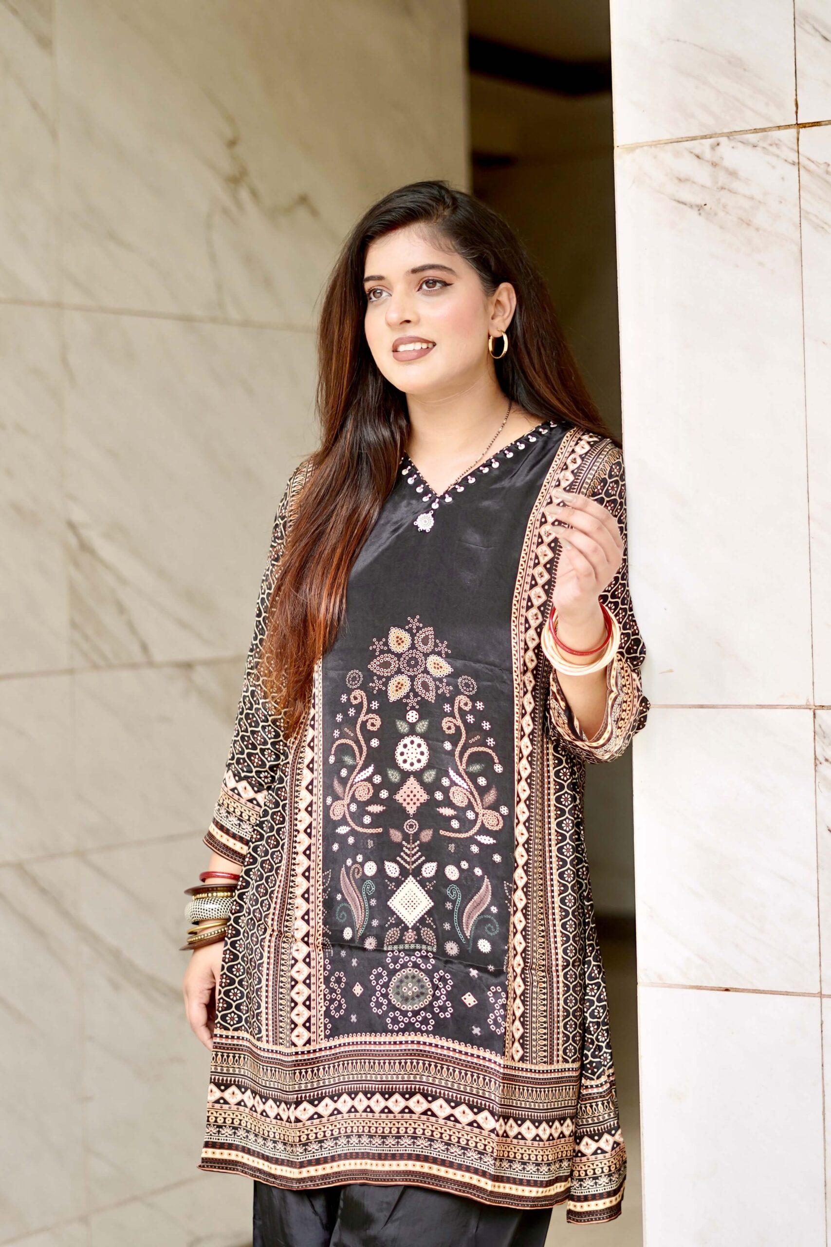 Heritage Farshi Co-ord Set by Sarwadhya Couture - Image 2