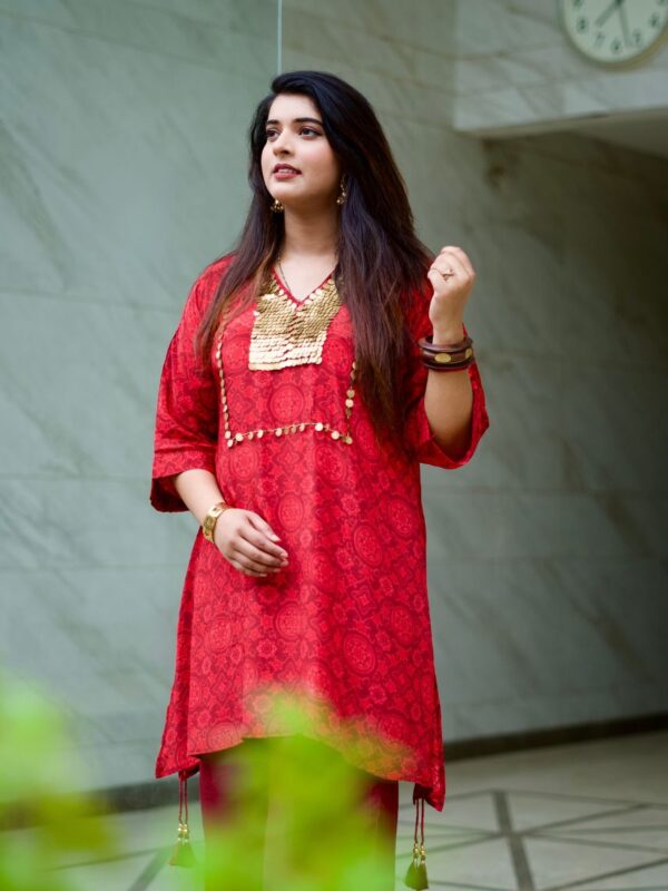 Crimson Grace Embellished Co-ord Set