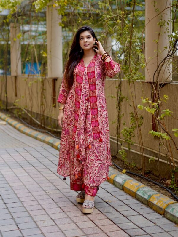 Pink Floral Printed Co-ord Set