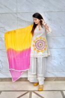 Sunbeam Embroidered Kurta Set with Dupatta