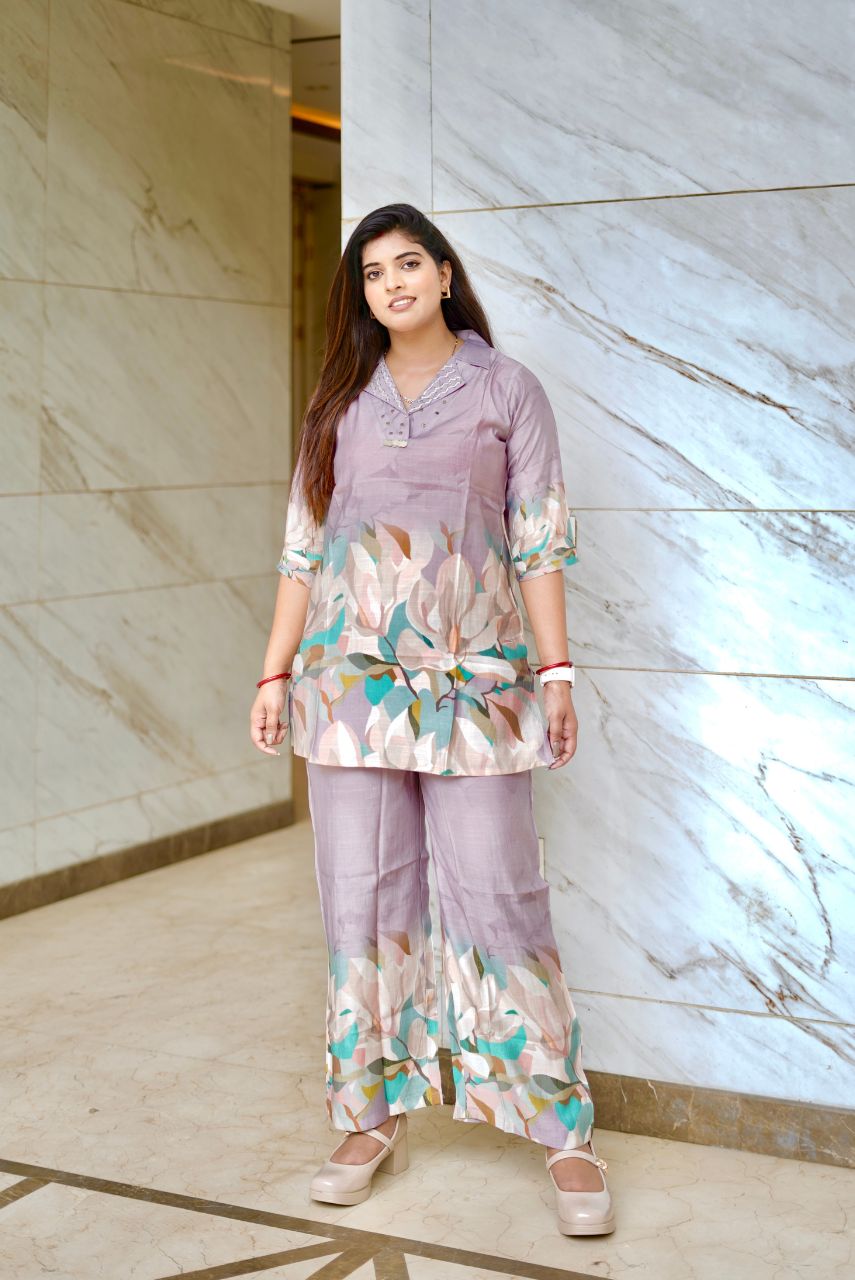 Pastel Bloom Printed Co-ord Set