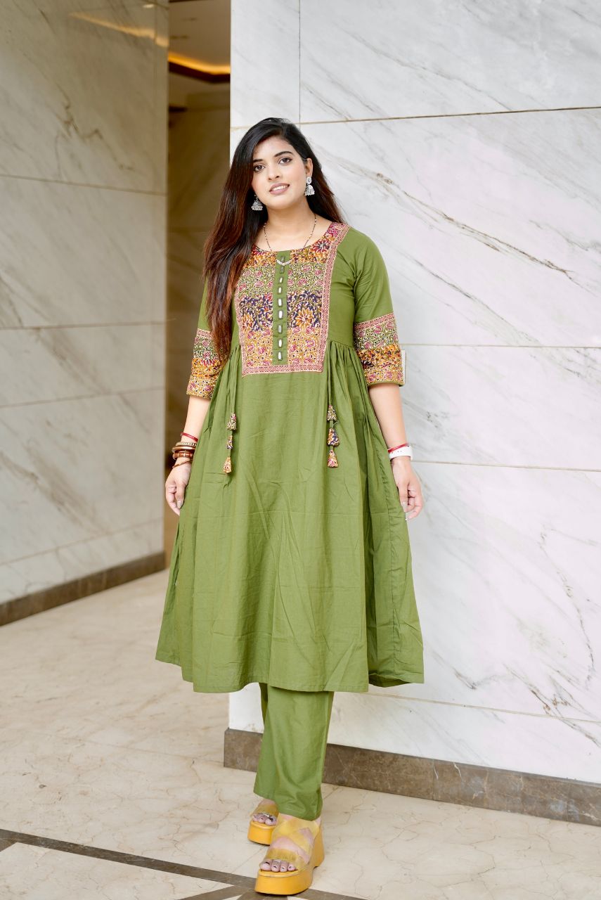 Olive Grace Cotton Co-ord Set
