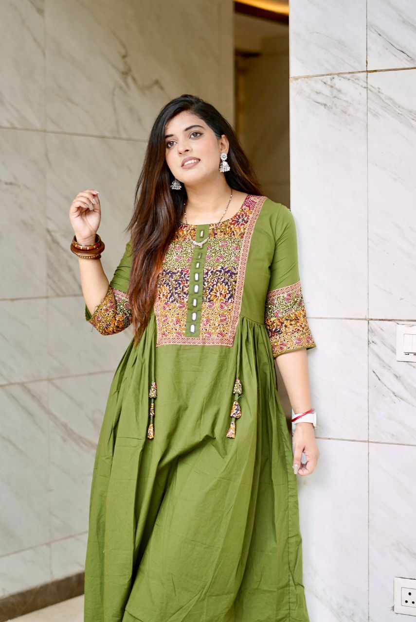 Olive Grace Cotton Co-ord Set - Image 2