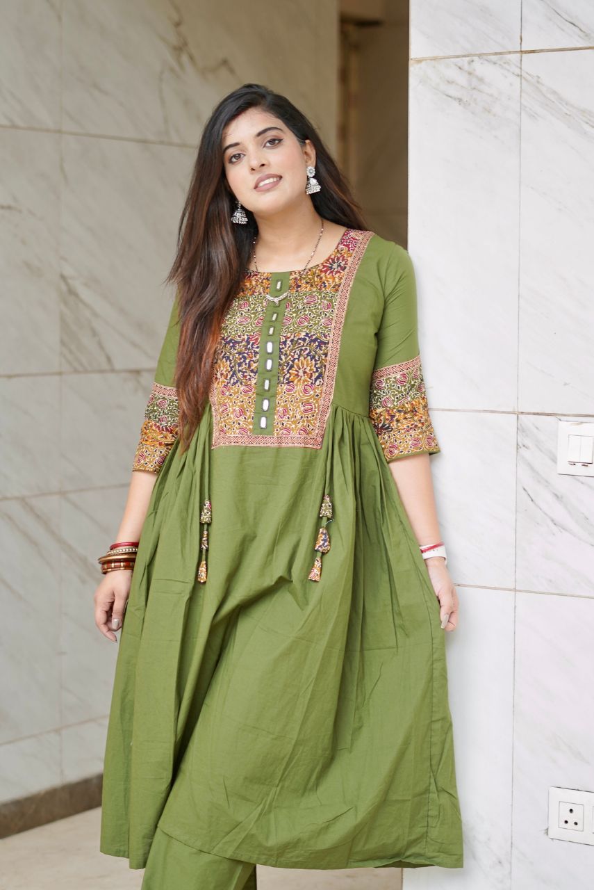 Kaftan Style Co-ord Set